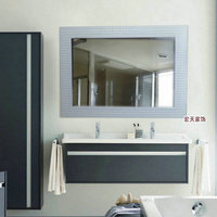 卫浴镜欧式浴室镜卫生间镜子试衣镜台玻银镜5mm