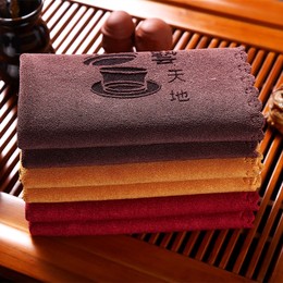 1条包邮 高品质台隆纯棉加厚茶巾超强吸水茶布茶垫茶具茶道配件