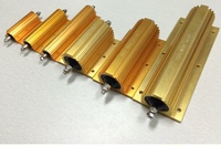 可以直拍 黄金铝壳电阻25W带散热发烧音响专用多种阻值可订做.