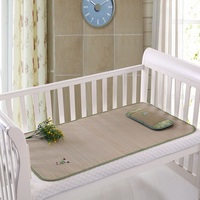 夏季婴儿凉席 亚麻草竹炭草席 幼儿园婴儿床凉席子 儿童宝宝用品