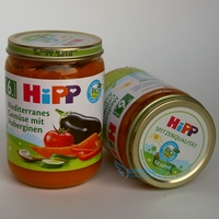德国 Hipp喜宝  有机番茄茄子甜椒混合蔬菜泥 婴儿辅食 6月+