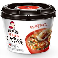 11月中旬过期 顾大嫂精品小馄饨 简骨辣汤味73g非油炸小吃方便面