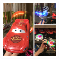 上海迪士尼乐园 奇妙仙子麦昆米奇复联美国队长发光旋转玩具