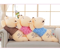 包邮大号睡梦泰迪抱抱熊可爱趴趴熊公仔送女生日礼物毛绒玩具抱枕