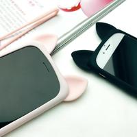 猫咪耳朵苹果7手机壳iPhone6plus硅胶软套女款日韩手机保护壳