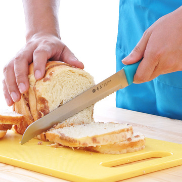 烘培工具 8寸不锈钢锯齿刀 吐司刀 蛋糕面包切刀 烹饪粗齿锯刀
