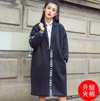 Vichy2016秋装茧型外套女宽松韩版工装中长款时尚休闲风衣英伦潮