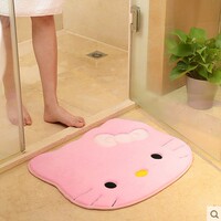 Hellokitty凯蒂猫慢回弹卡通地垫浴室吸水防滑门垫脚垫卫生间地毯