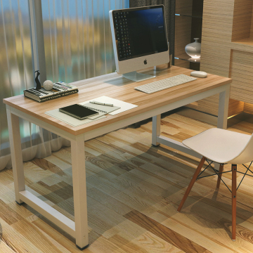 电脑桌台式家用现代简约学习书桌宜家实木简易办公桌会议桌写字台