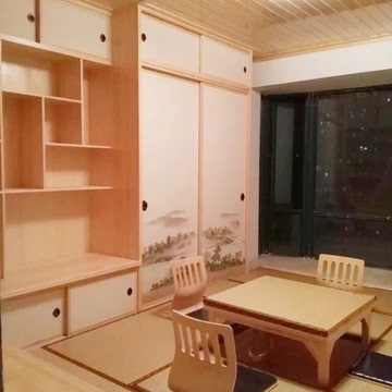 上海榻榻米定制和室阳台书房卧室实木地台储物床日式家具整体定做