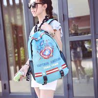 包邮双肩包男女韩版高中学生书包时尚潮流休闲青年大容量旅行背包