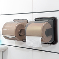防水卫生间厕纸纸巾架 吸盘洗手间大卷纸筒 创意厕所卫生纸盒