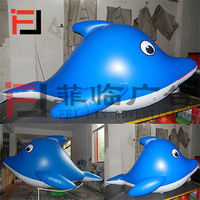 定做海豚气模各种鱼类PVC升空空飘氦气球卡通模型气模灯光气模