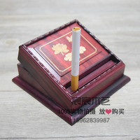 红木工艺品 红木烟具紫檀/红酸枝烟盒*弹烟器自动烟跳盒包邮